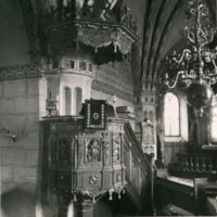 SLM M017684 - Predikstol, Lilla Malma kyrka 1942