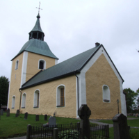 SLM D10-477 - Trosa Lands kyrka, exteriör från sydost.