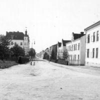 SLM X181-78 - Bagargatan i Nyköping, från norra delen och söderut år 1919