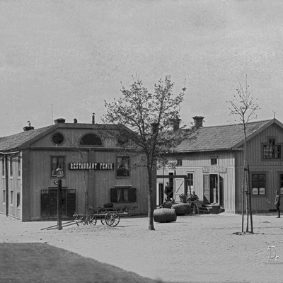 SLM X4-86 - Stora torget i Malmköping cirka 1890