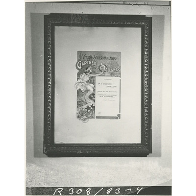 SLM R308-83-4 - Diplom 1:a pris för blomkrukor till C. J. Eriksson, 1907
