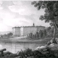 SLM M036267 - Tullgarns slott vid 1800-talets mitt