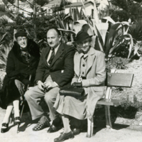 SLM P2013-290 - Clara Fleetwood, Ernst Mellander och Gwendolen Fleetwood i Italien 1938