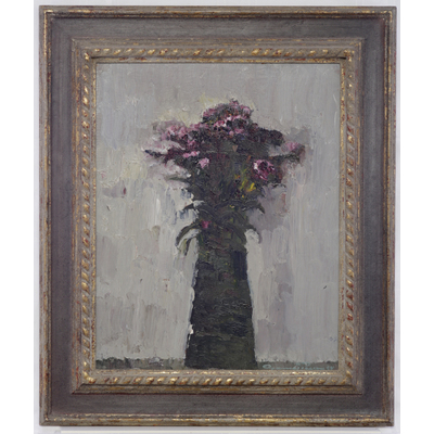 SLM 28001 - Oljemålning, vas med blommor, Gunnar Persson 1924