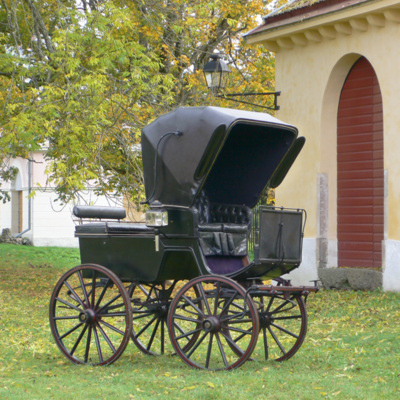 SLM D2016-2071 - Hästvagn, Elghammar ca 1880