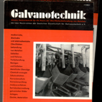 SLM 34972 1-5 - Fem häften om galvanoteknik, på tyska, från 1960-talet