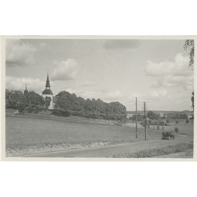 SLM M005026 - Björnlunda kyrka år 1935