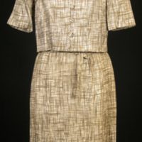 SLM 37090 1-3 - Karin Wohlins klänning från 1950-talet.