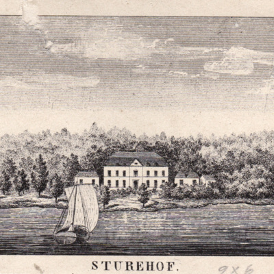 SLM 15921 - Litet grafiskt blad, Sturehofs slott i Botkyrka socken