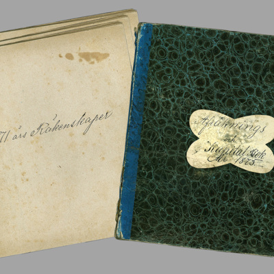 SLM 37371 1-9 - Victor Frendins kassaböcker från Malmköping 1866-1874