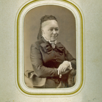 SLM P2013-046 - Friherrinnan Agnes Bergenstråhle född Lybecker (1819-1909), gift med Knut Bergenstråhle och mor till Emmy och Annie Bergenstråhle