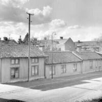 SLM A28-518 - Gamla trähus, Nyköping, 1958