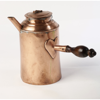 SLM 1811 - Cylindrisk kaffepanna av koppar, från Kila socken