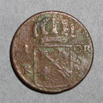SLM 16275 - Mynt, 1 öre kopparmynt 1719(?), Fredrik I
