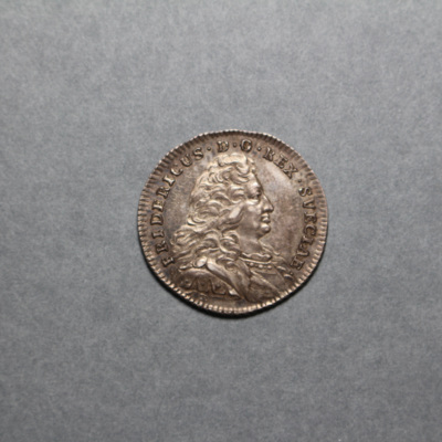 SLM 16308 - Mynt, 1/4 riksdaler silvermynt 1748, Fredrik I