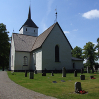 SLM D11-113 - Överselö kyrkan från öster.