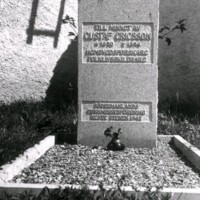 SLM A20-285 - Gustaf Ericssons grav på Härads kyrkogård