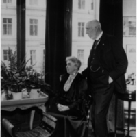 SLM M000245 - Oskar Bernadotte och hans fru Ebba Henrietta Munck