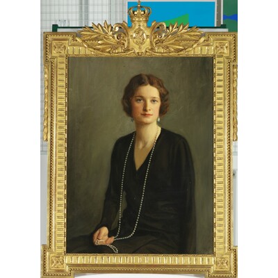 SLM 7035 - Porträtt, prinsessan Astrid, senare drottning av Belgien