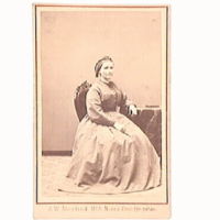 SLM M000892 - Amalia Thunberg. Foto mellan 1861-1868