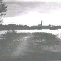 SLM Ö194 - Kyrksjön och Floda kyrka på 1890-talet