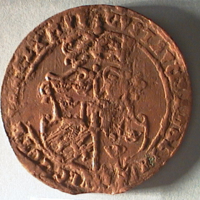 SLM 16022 - Mynt, 1 öre kopparmynt 1628 typ II B, Gustav II Adolf