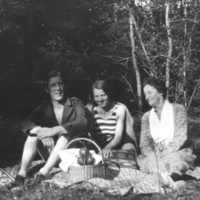 SLM P05-727 - Hans Ljungwald, Maja Andersson, Hanna Ljungwald i Bettylund, Bettna