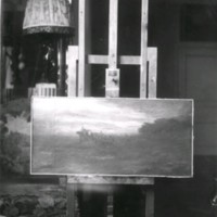 SLM M033135 - Österman målning på staffli