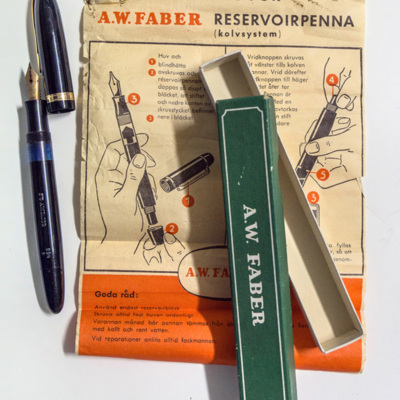 SLM 12508 - Reservoarpenna, Faber med kartong och bruksanvisning