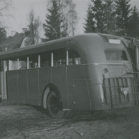 SLM SB-P-7b - Carl Perssons Omnibustrafik, Lotorp. Volvo årsmodell 1944, kaross 