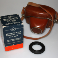 SLM 34952 1-6 - Kamera, Agfa Ambiflex med tillhörande teleobjektiv, från 1960-talet