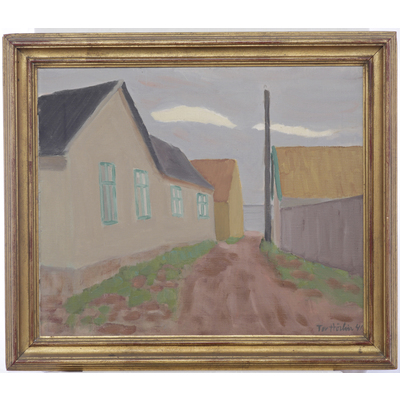 SLM 27557 - Oljemålning, landskap av Tor Hörlin 1941