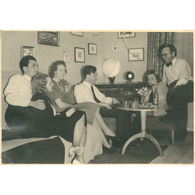 SLM P2018-0717 - Fest med kolleger från ANA hos Buchman år 1945
