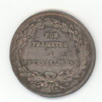 SLM 10566 4 - Medalj av silver, Kungliga Krigsakademin 