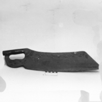 SLM 2876 - Skäktkniv med skuren dekor, daterad 1821, från Skårby i Vagnhärad