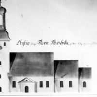 SLM R177-90-5 - Ritning, Torshälla kyrka
