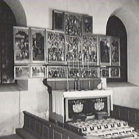 SLM M010571 - Altaret i Jäders kyrka år 1943