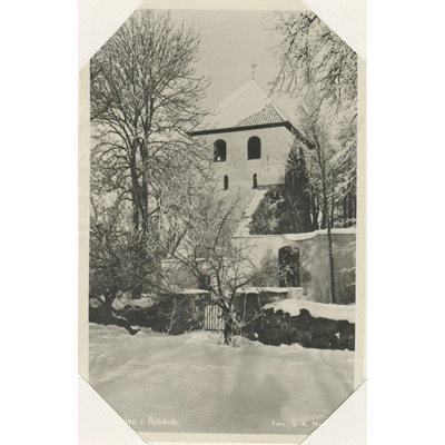 SLM M004922 - Björkviks kyrkoruin omkring 1935-1939