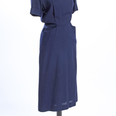 SLM 37194 1-2 - Karin Wohlins klänning från 1950-talet.