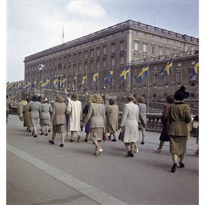 SLM LB2020-0073 - Stockholms slott år 1946