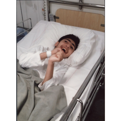 SLM D2023-0509 - Hisham Bahlo i en sjukhussäng