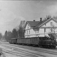 SLM P07-2537 - Loket 2:an, Askersund - Skyllbergs järnväg uppförd 1883, vid Skyllbergs station
