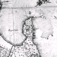 SLM R99-81-2 - Karta över Rävsnäs slott från 1638