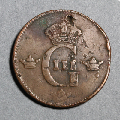SLM 16414 - Mynt, 1 öre kopparmynt 1778, Gustav III
