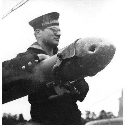 SLM P05-76 - Svensk marinsoldat på den polska ubåten Rys år 1939