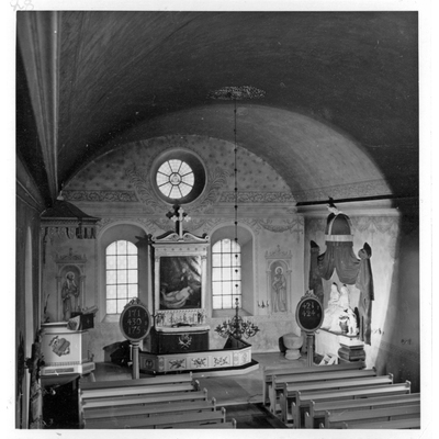 SLM M013441 - Interiör, Näshulta kyrka