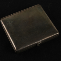 SLM 36810 2 - Sockerdosa av silver med förgylld insida, C G Hallberg 1917