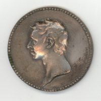 SLM 34302 - Medalj av Johan Carl Hedlinger (1691-1771), ej avslutad, ca 1770
