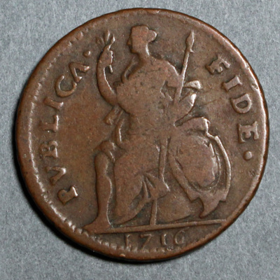 SLM 16243 - Mynt, 1 daler kopparmynt, nödmynt typ II 1716, Karl XII