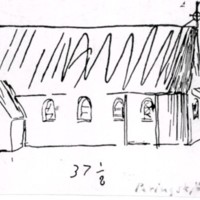 SLM M035295 - Stora Malms kyrka på 1680-talet